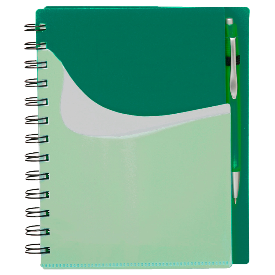 Spiral Notebooks with Front Pocket 5