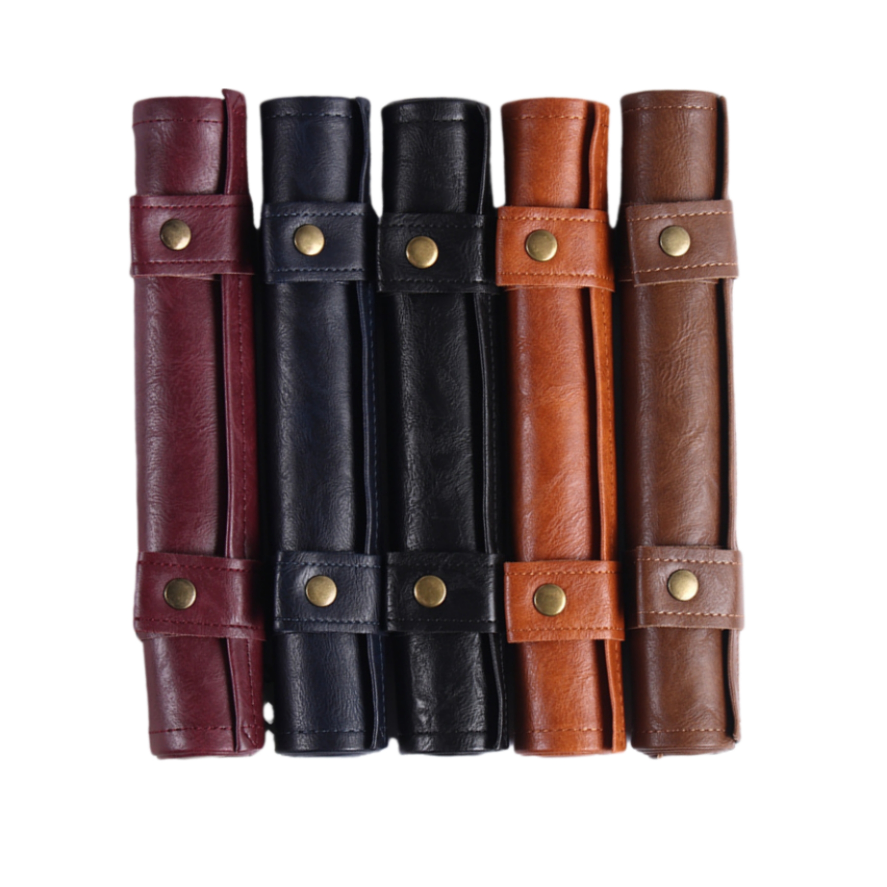 PU Leather Folding Scroll Dice Bag 3