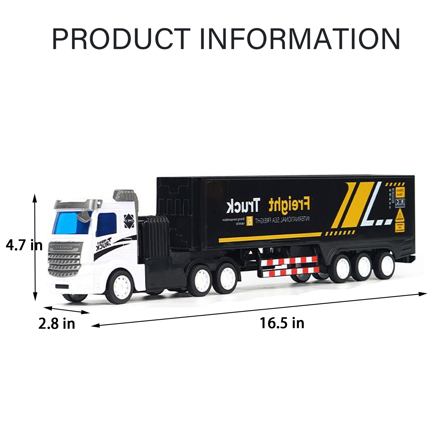 Children's Inertia Semi Trailer Toy Truck 6