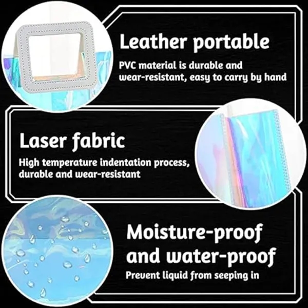 Iridescent Clear Tote Bag 4