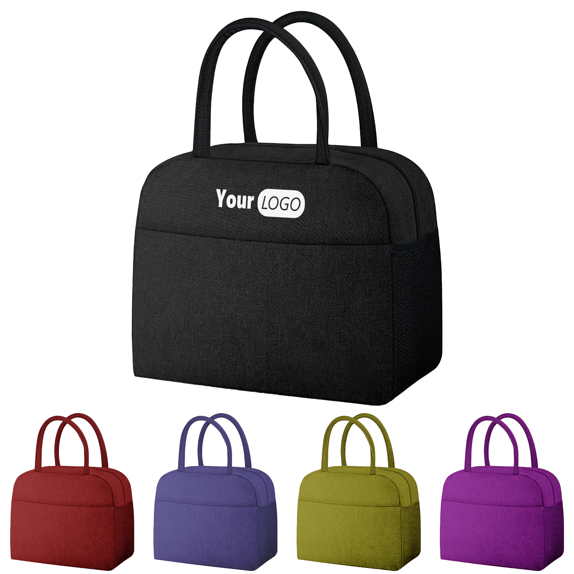 Oxford Cloth Capacity Waterproof Student Bento Insulation Bag 2
