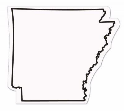 Arkansas State Shape Magnet - Full Color 2
