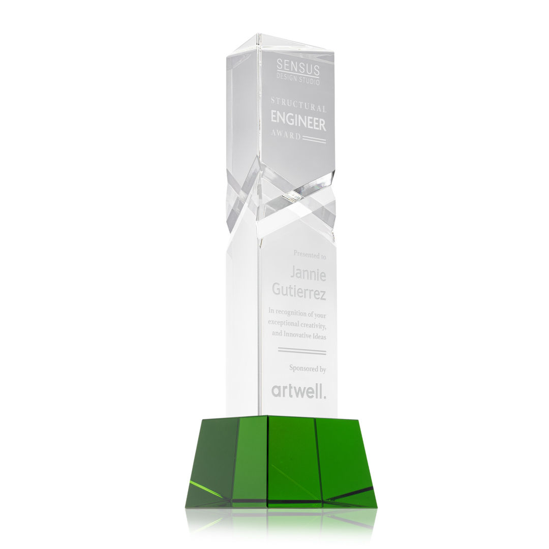 Oakham Award on Robson Base - Green 3
