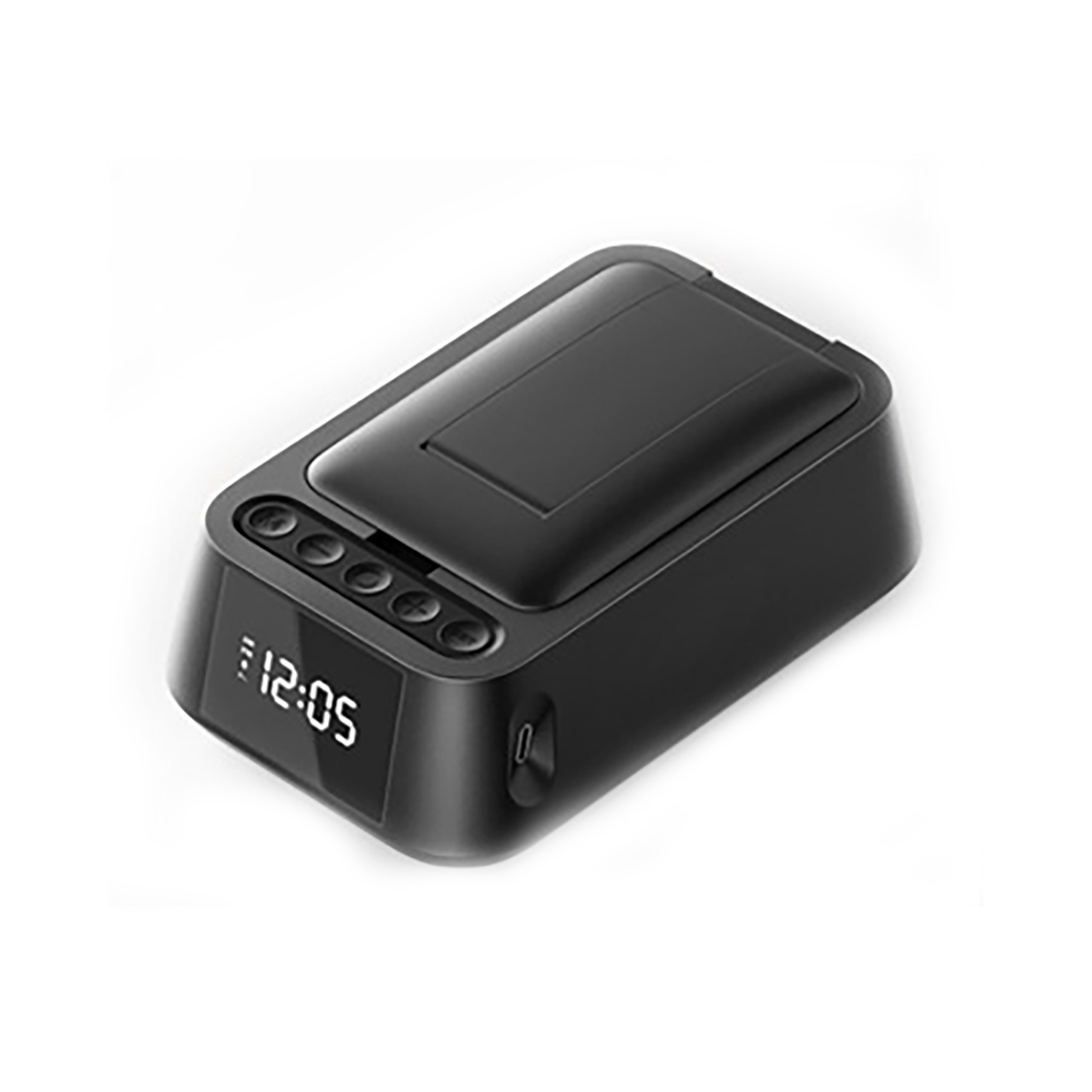 Phone Stand with Bluetooth Speaker and LED Clock 7