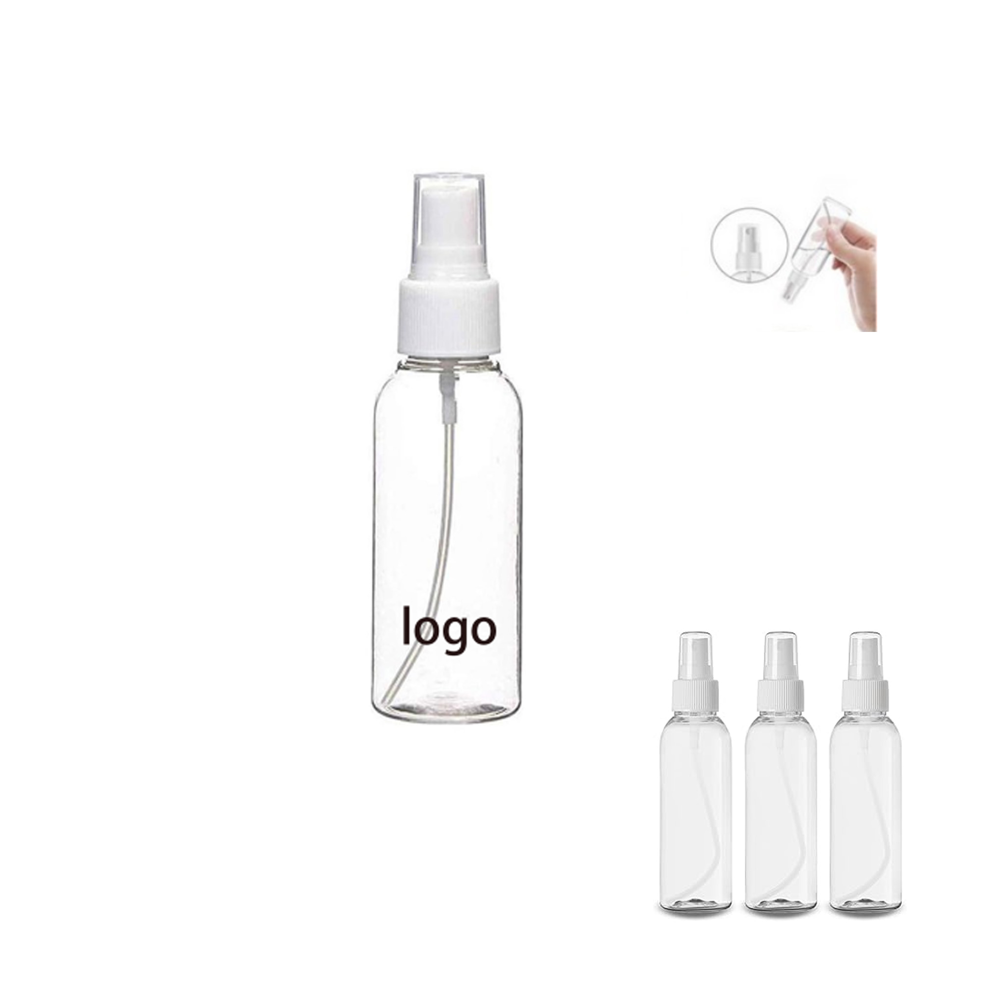 Empty Clear Plastic Spray Bottle 2