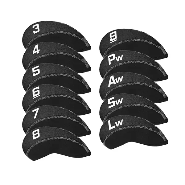 11-Piece Neoprene Golf Club Head Cover Set 7