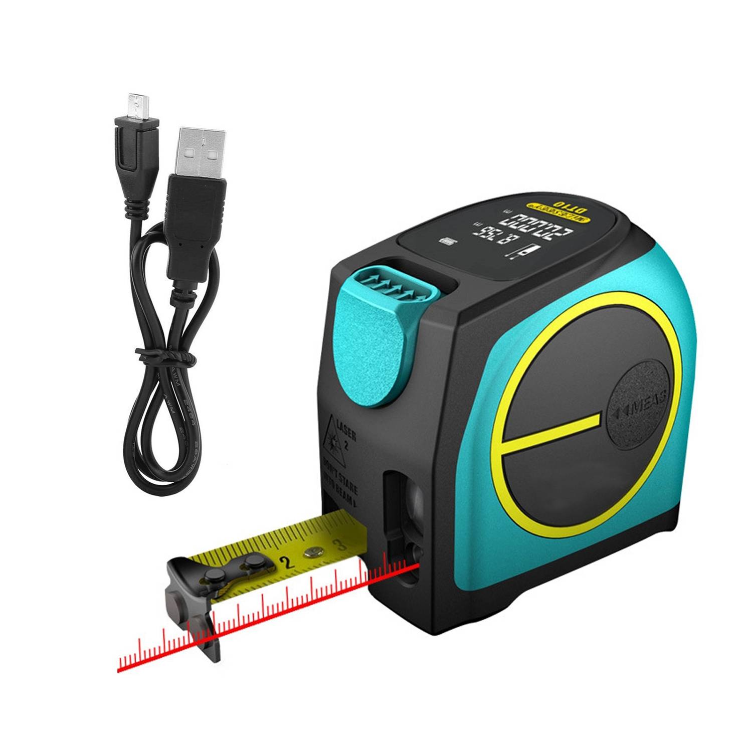 2 In 1 Rechargable Lasers Tape Measure 5