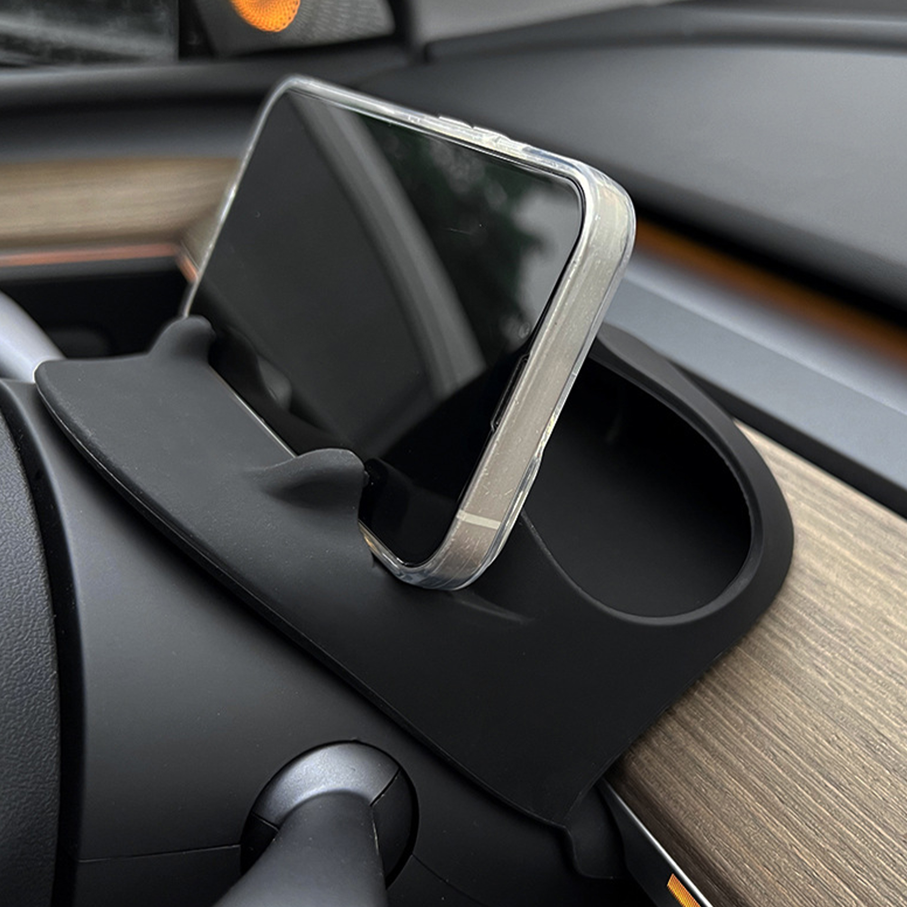 Silicone 2-In-1 Mobile Phone Glasses Case Holder 1