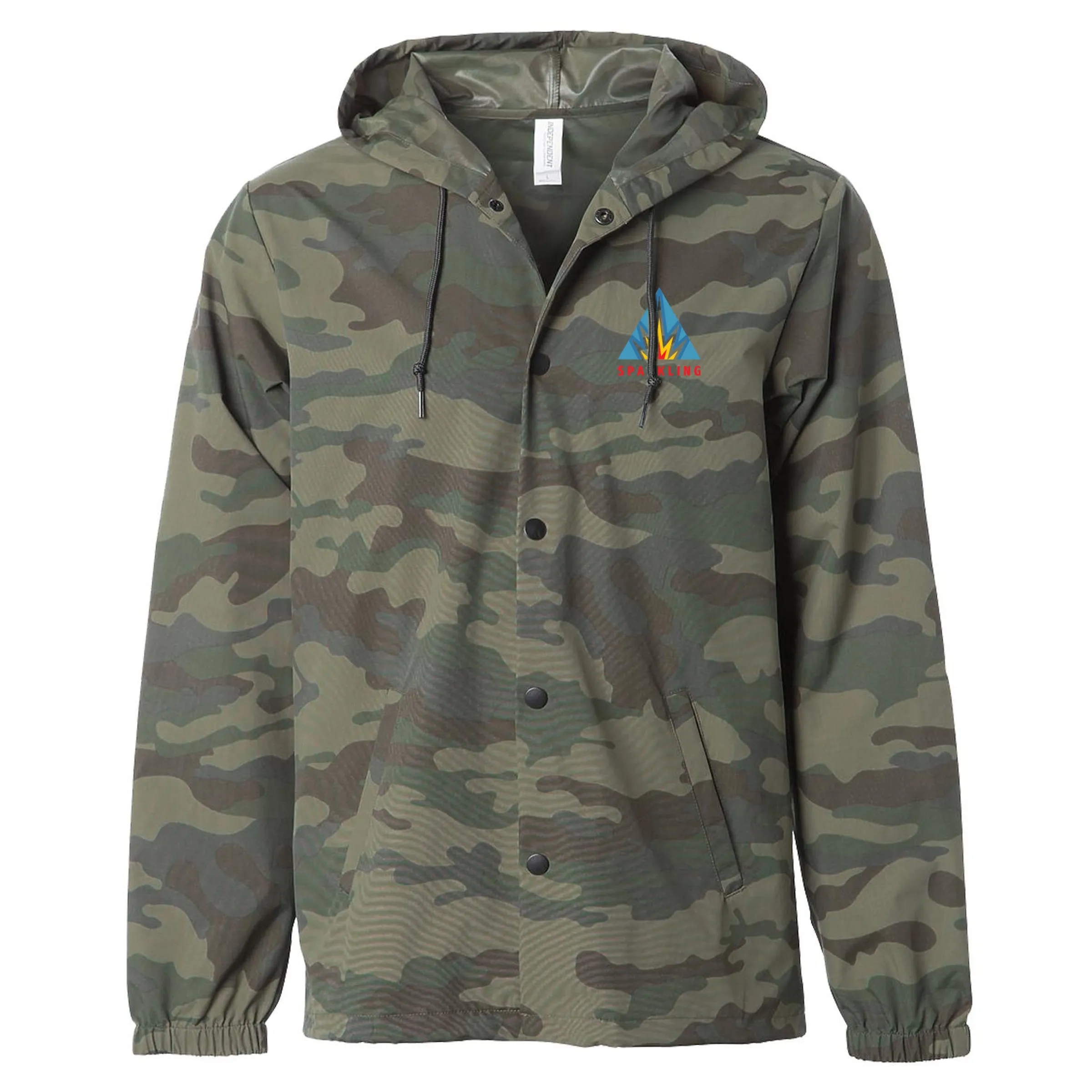 Water Resistant Hooded Windbreaker Jacket 4