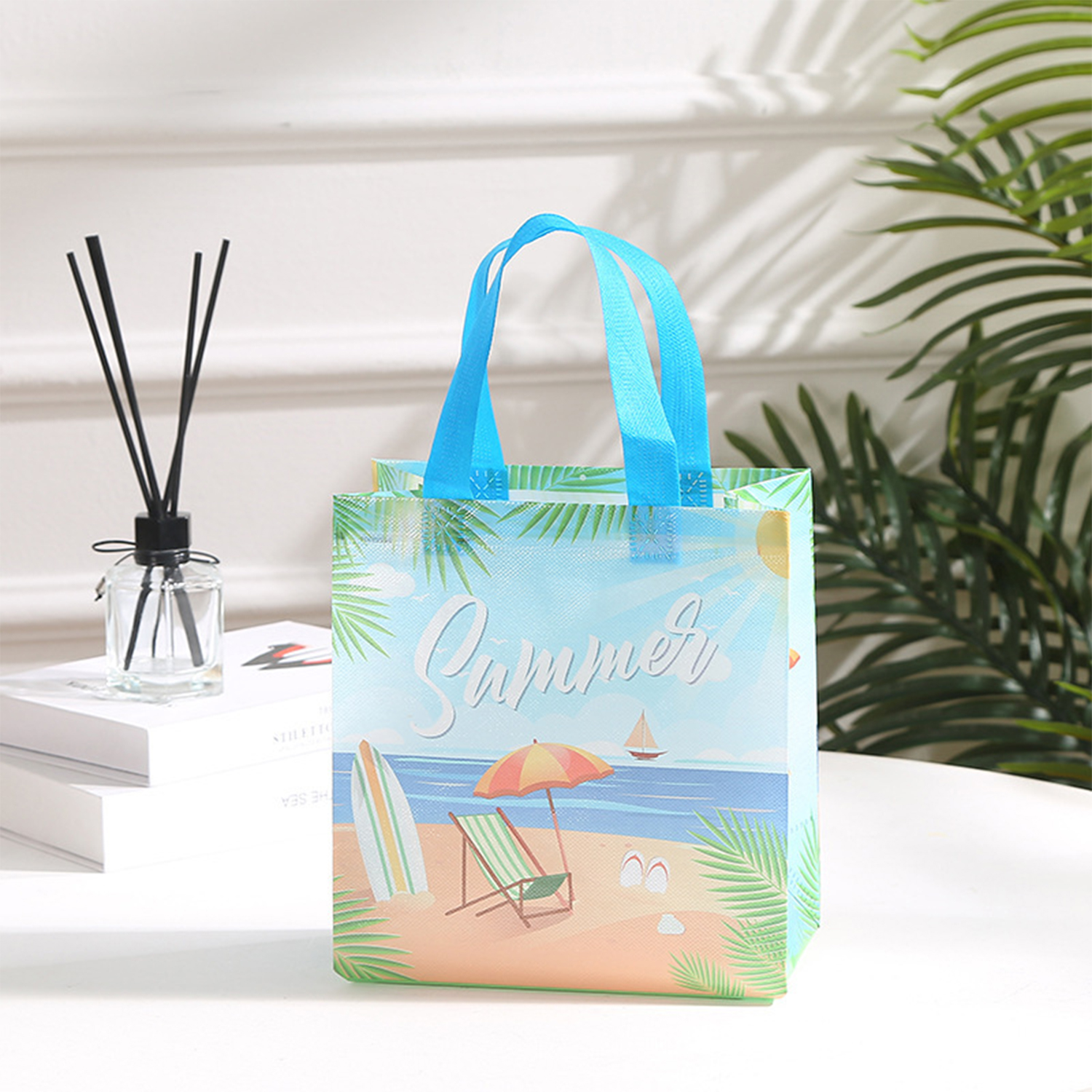 Non-Woven Beach Printed Shopping Handbag 5