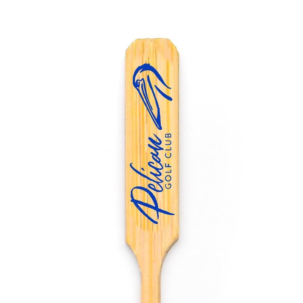 3.5 inch Custom Toothpicks - Paddle Picks - Color Printing 4