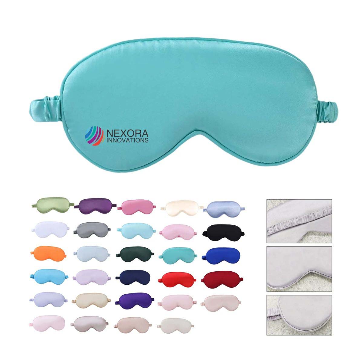 Silk Eye Mask Comfortable for Sleep and Travel 19