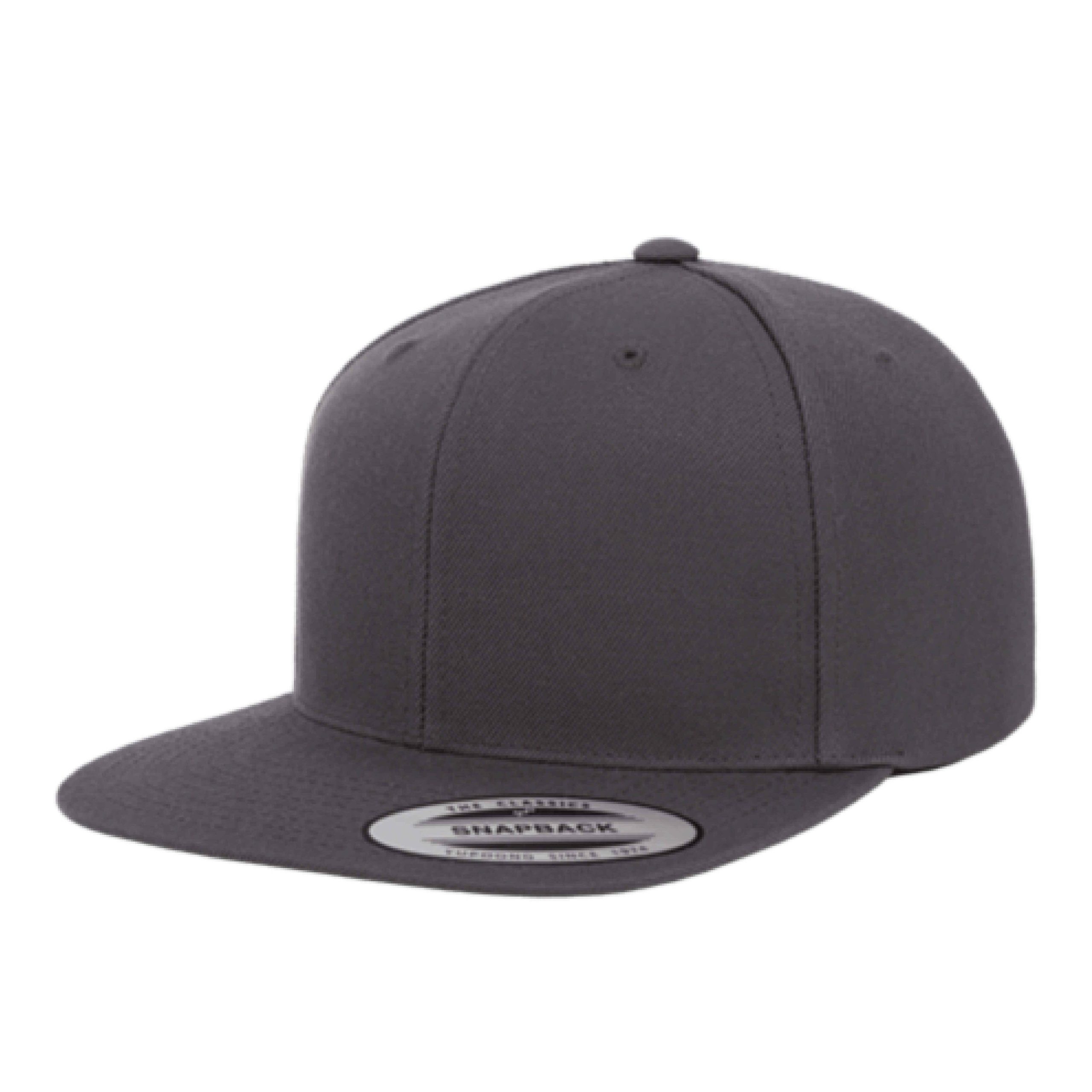 Yupoong 6089M YP Classics Premium Flat Bill Snapback Hat with Embroidery 28