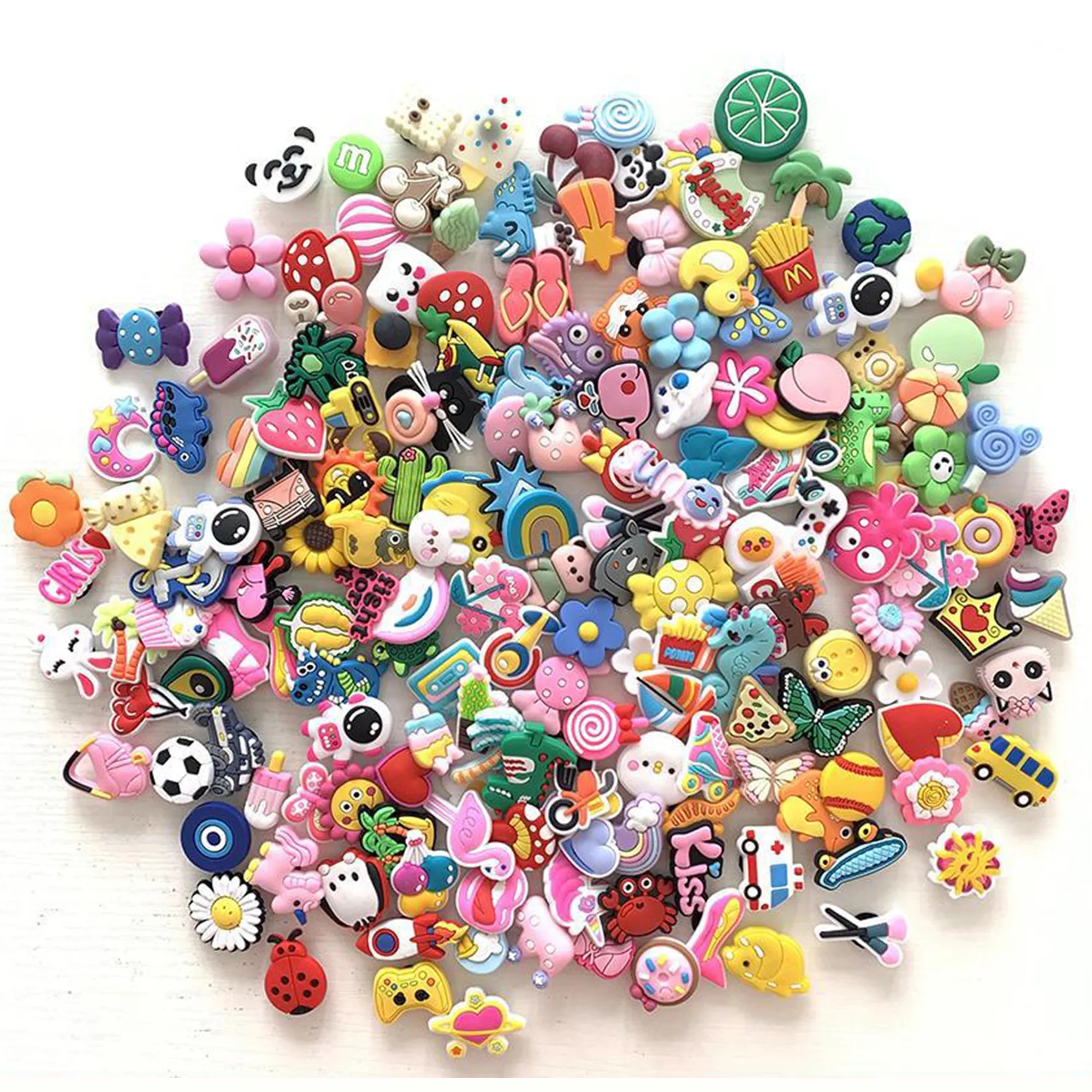 Custom PVC Hole Shoe Flower MOQ 100PCS 2