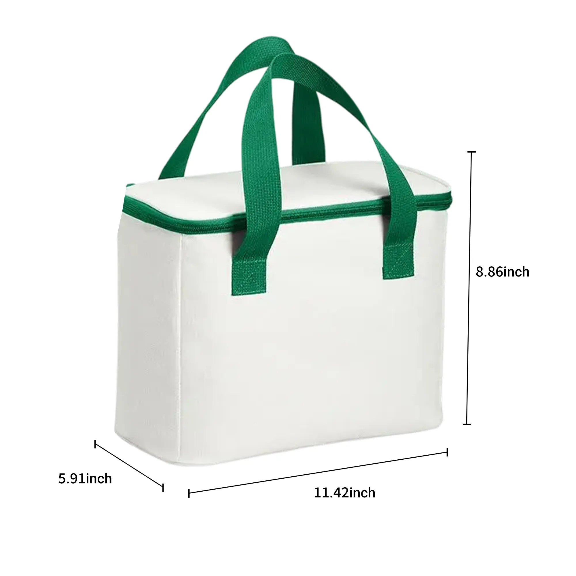 Oxford Insulated Lunch Bag with Dual Handles 5