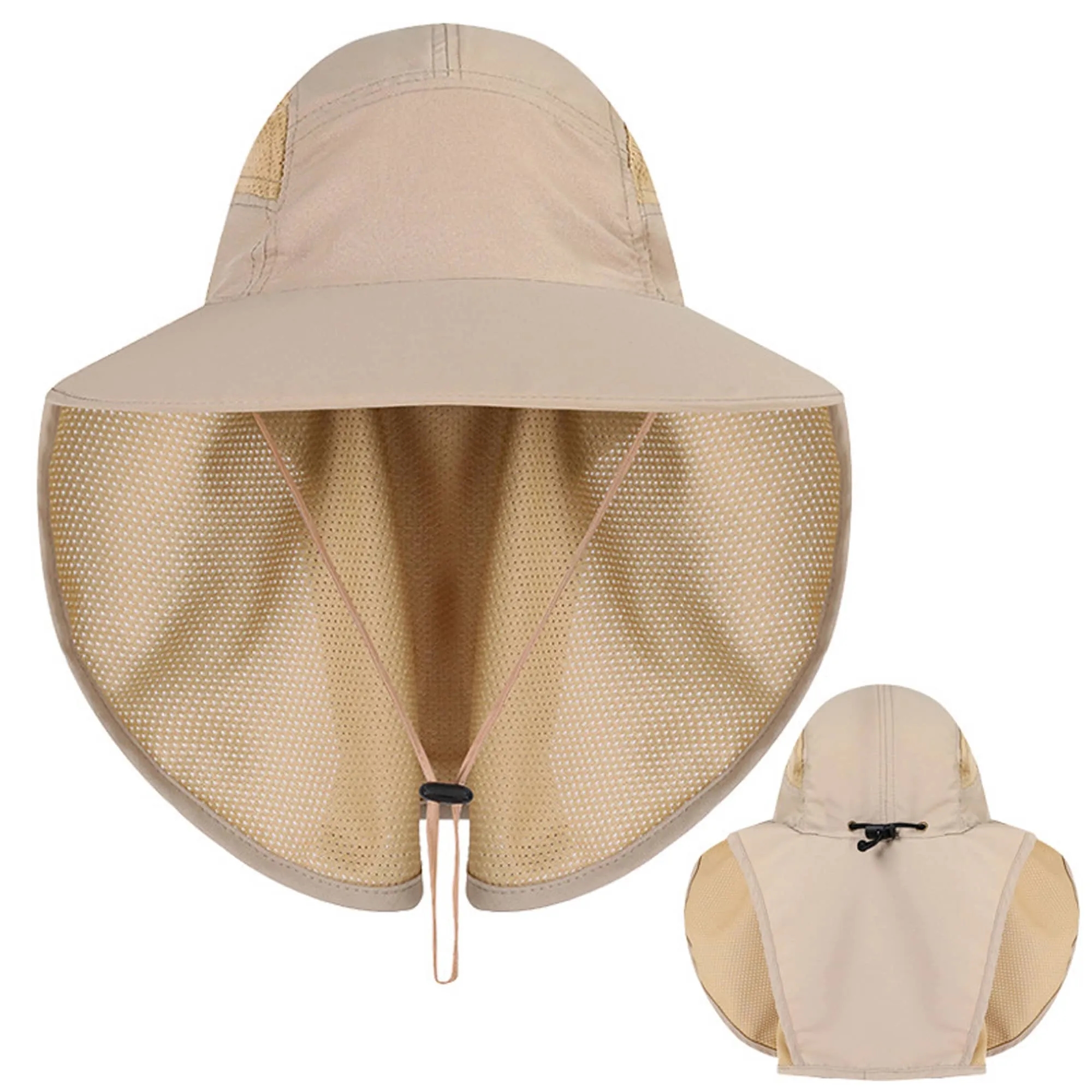Outdoors UV Sun Hat With Neck Flap 4