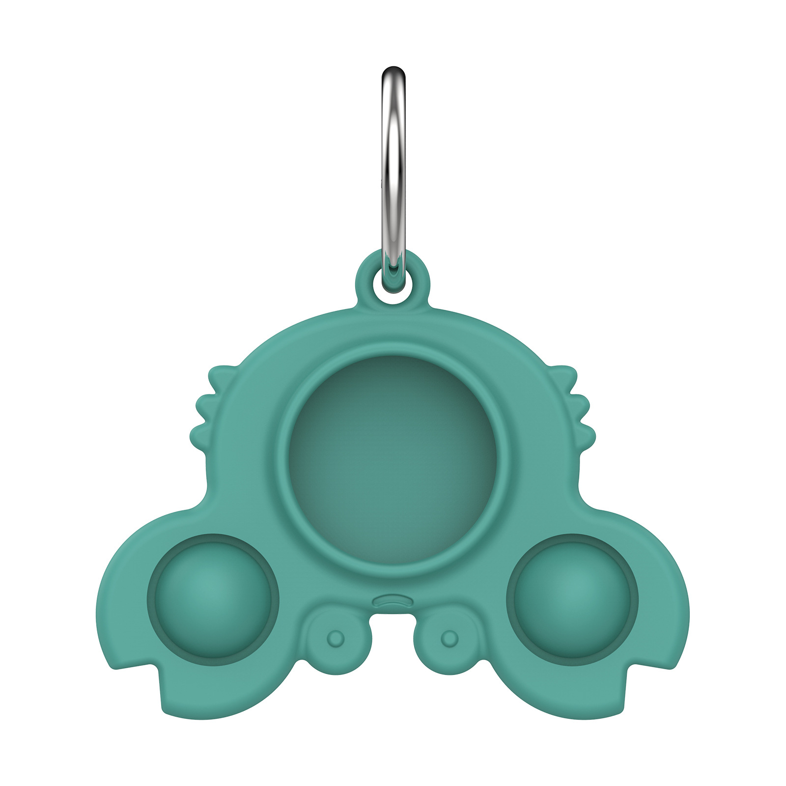 Funny Silicone Fidget Bubble Sensory w/ Key Ring for Airtag Protective 10