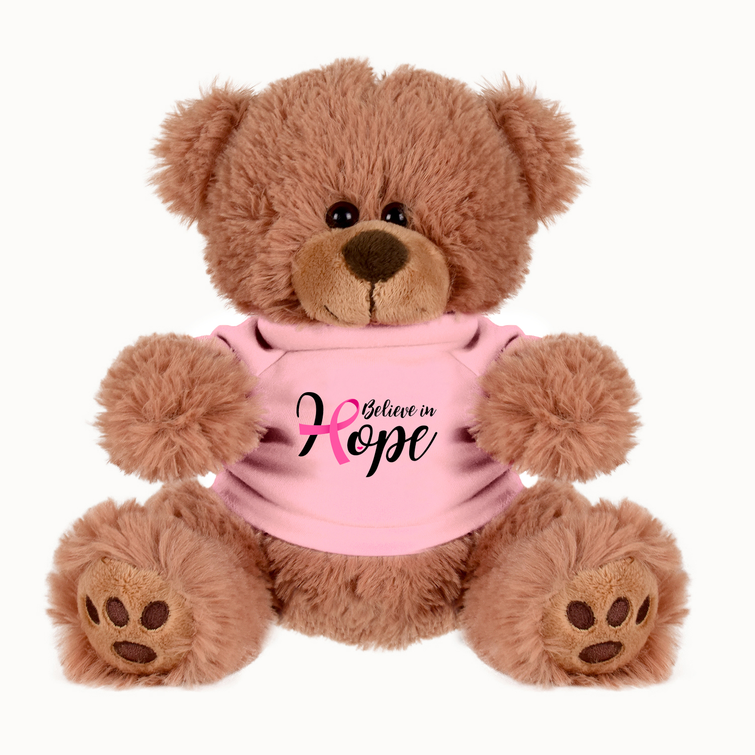 Plush Bear w/ Embroidered Paws and T-Shirt 45