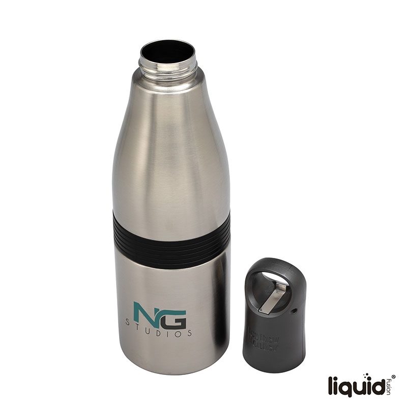 Liquid Fusion® Icy Bev Kooler® 22 oz. 3-In-1 Double Wall Stainless Steel Bottle 24