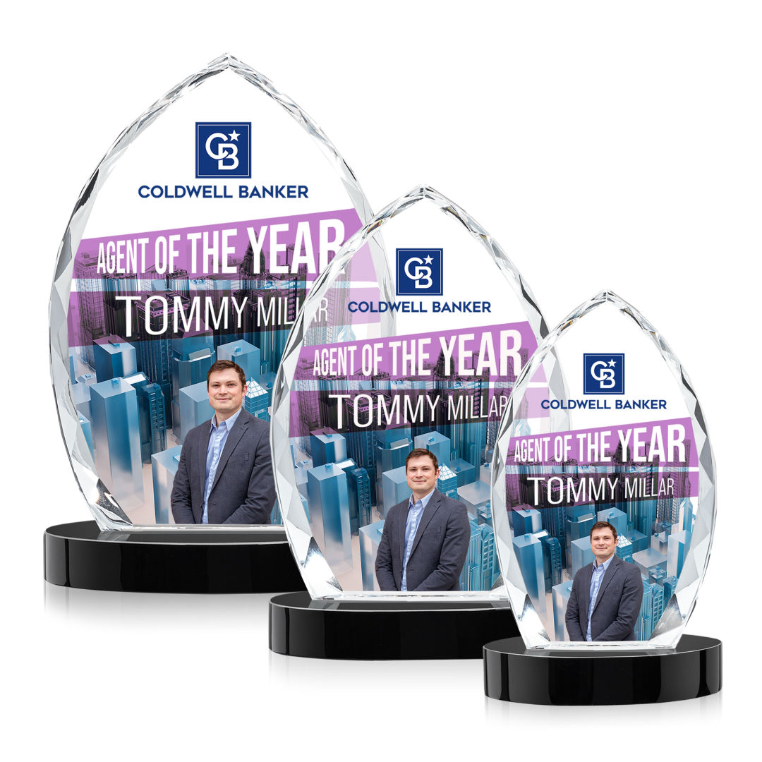 Wilton VividPrint™ Award on Alberton Base - Black 3