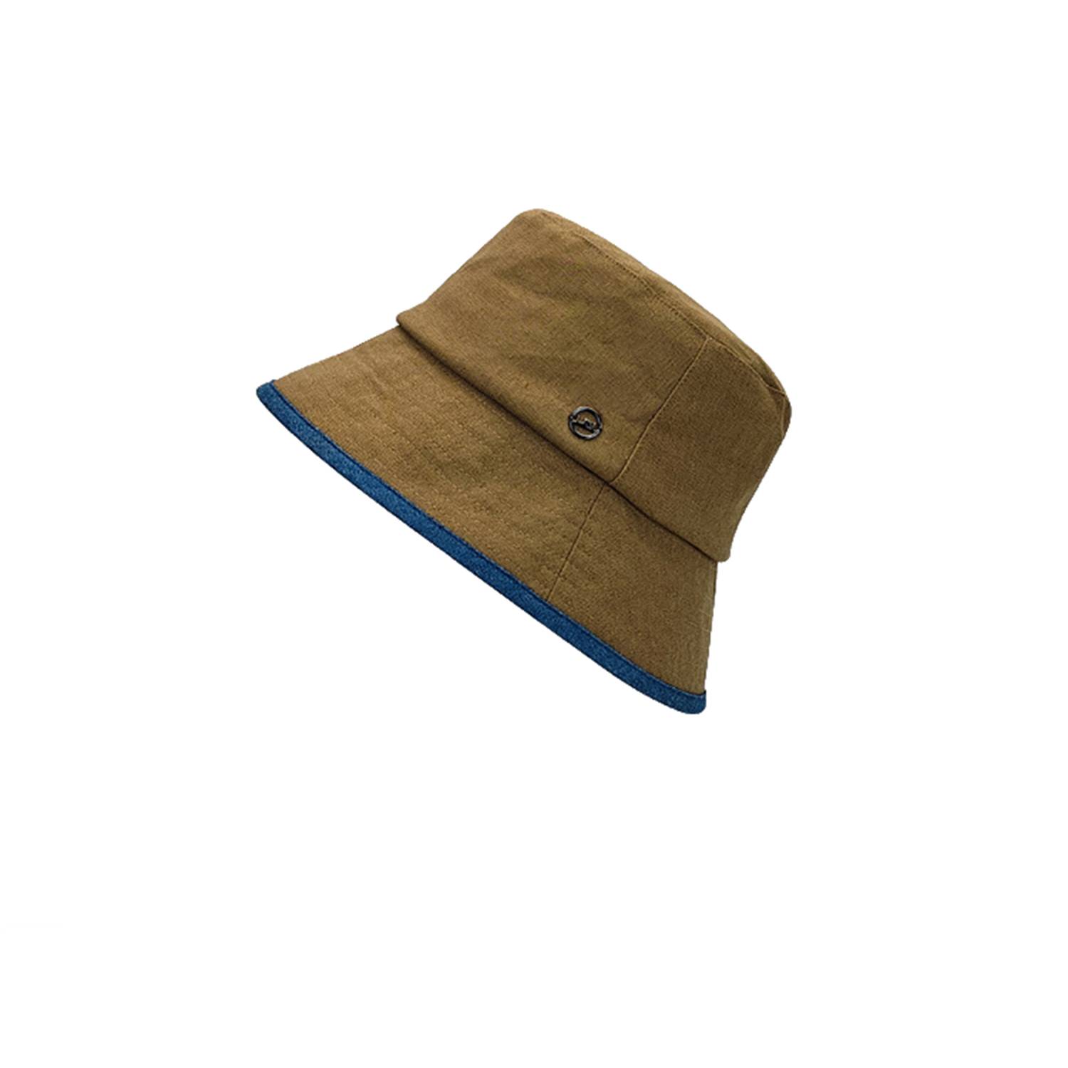 Two Tone Cotton Washed Bucket Hat 7
