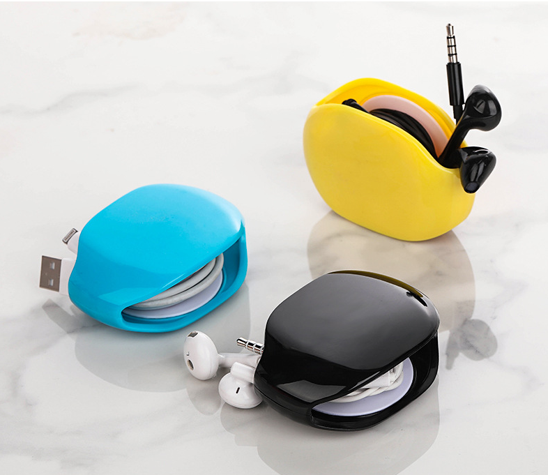 Auto Cable Earphone Management Storage Container 7
