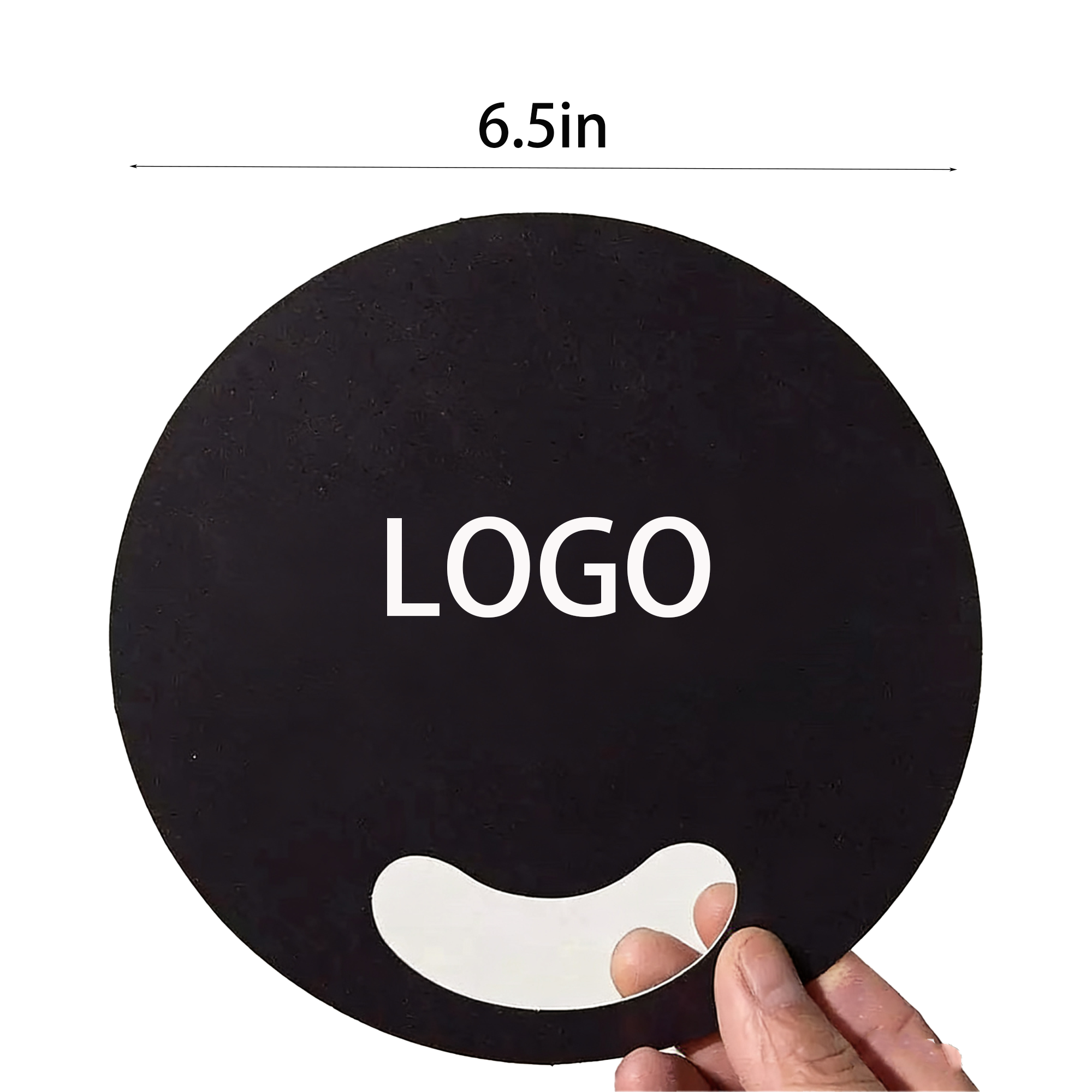 Plastic Circle Hand Fan 2