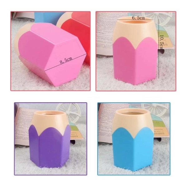 Pencil Shape Plastic Pen Holder 8