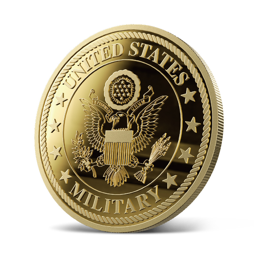Custom 3D Die Struck Mint Coins 1.75" 4