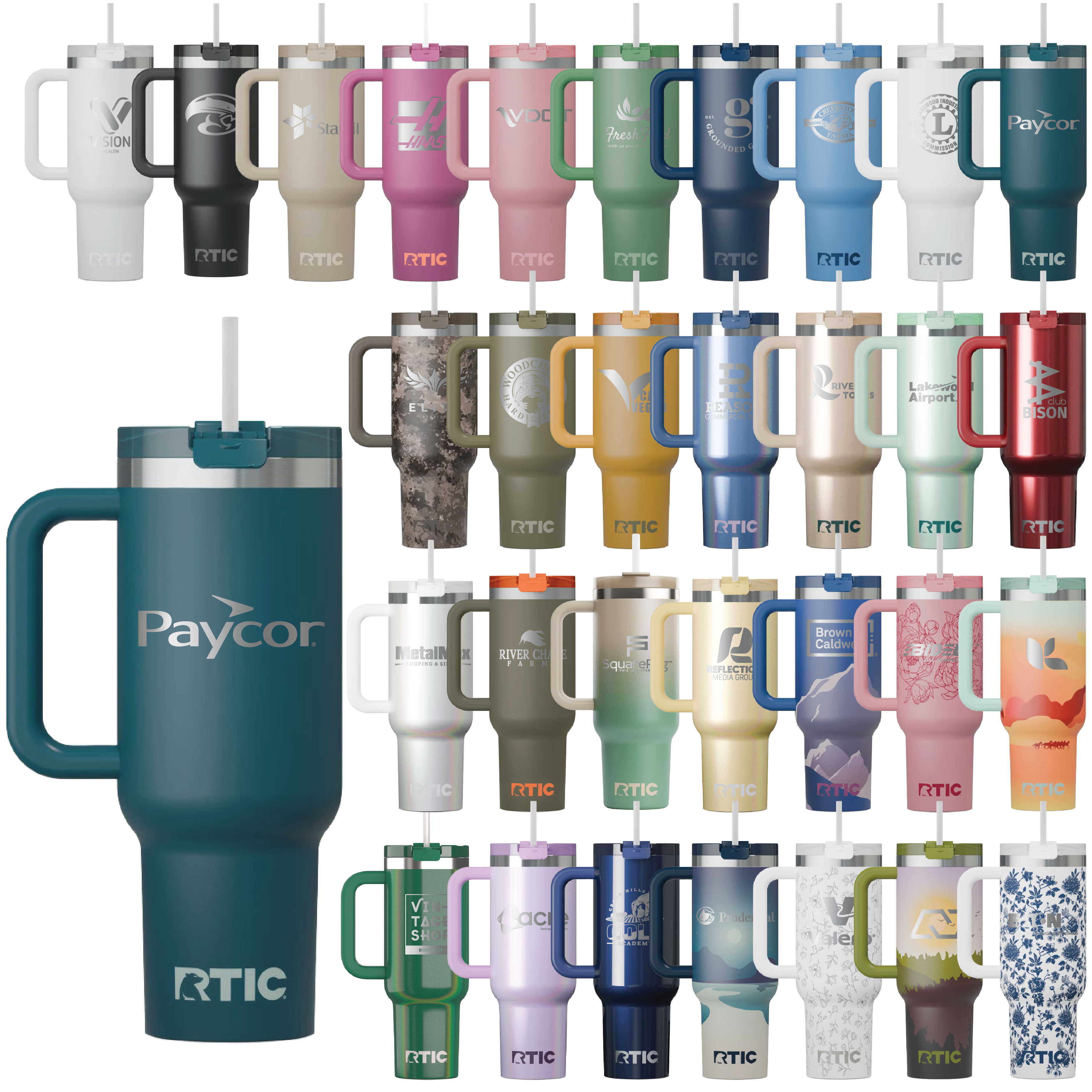 RTIC 40oz Stainless Steel Road Trip Tumbler 73