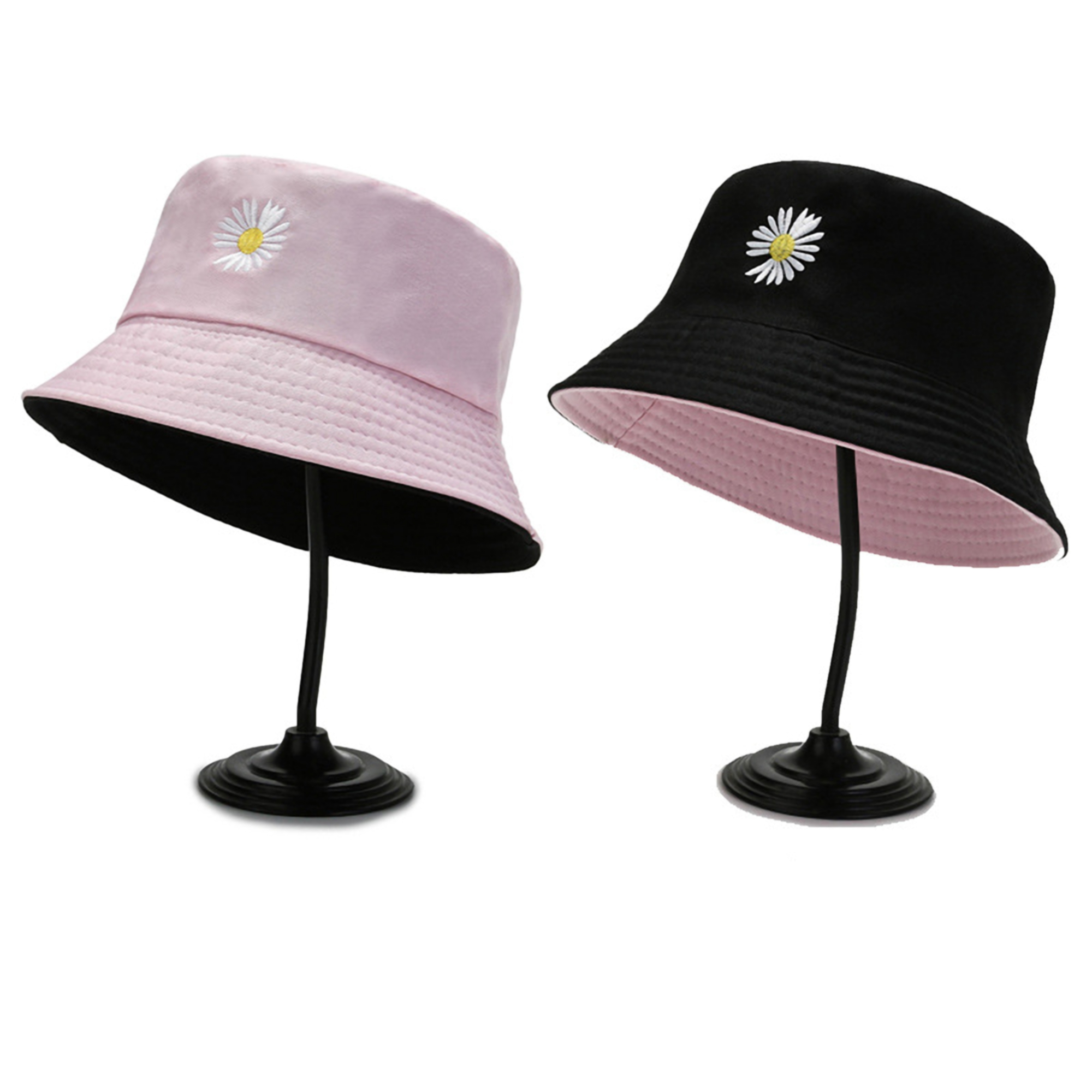 Adult's Oversized Reversible Cotton Bucket Hat 5