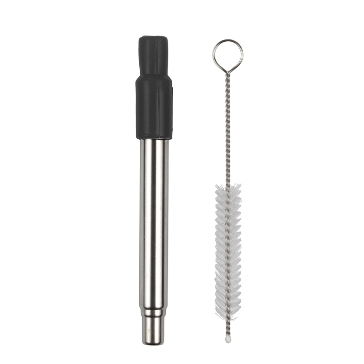 "Eco-Collapsible Straw" 8" Reusable Stainless Steel Straw 24