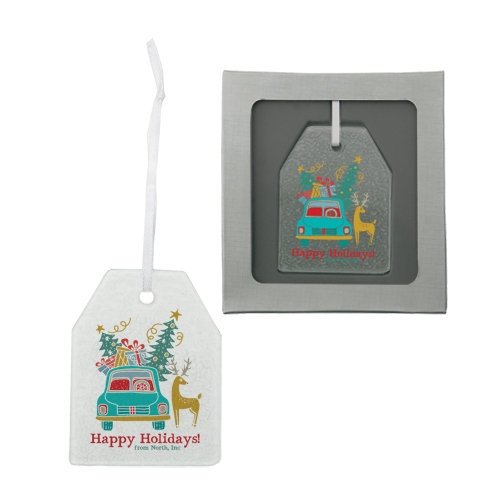 Hammered Glass Ornament