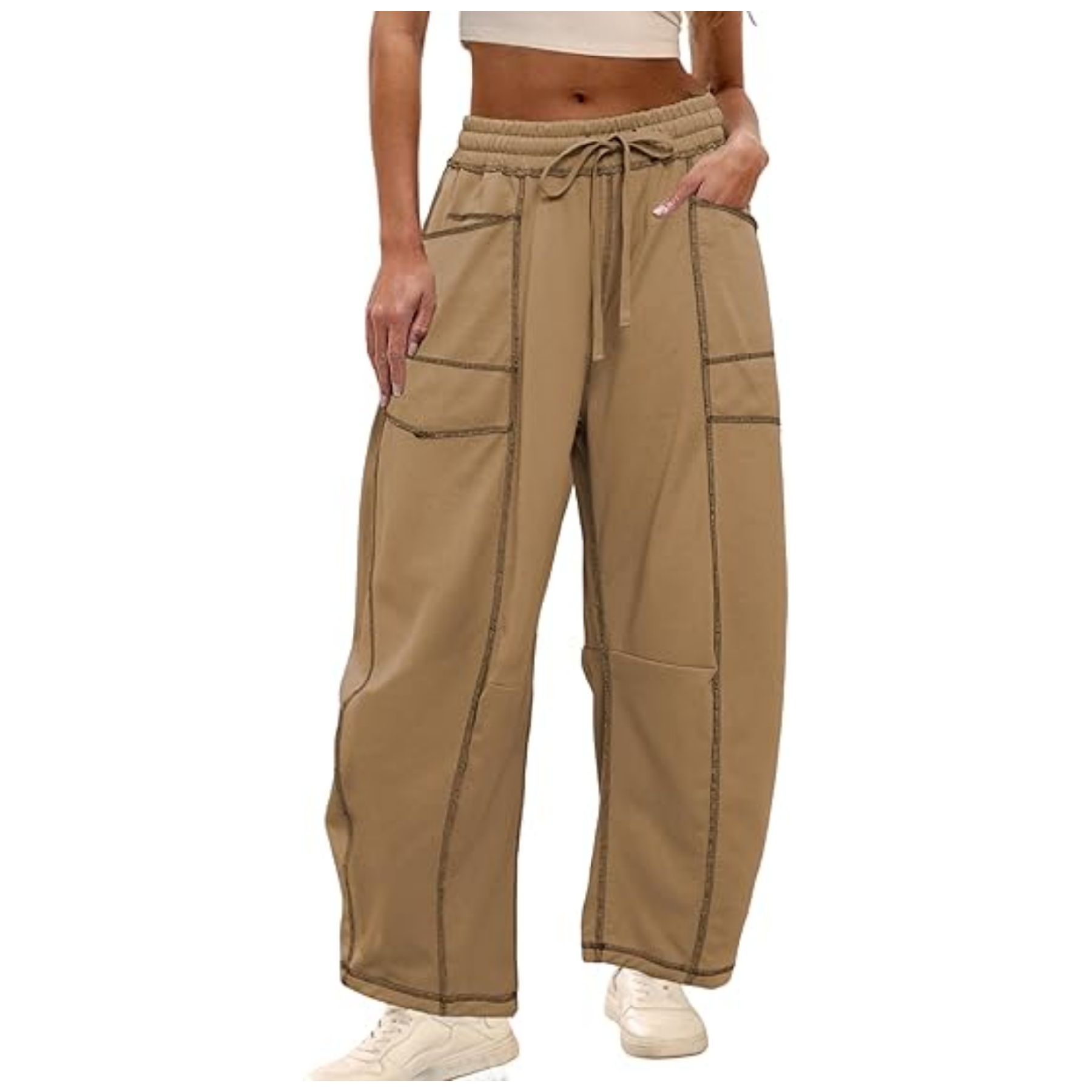 Womens Baggy Barrel Pants 13