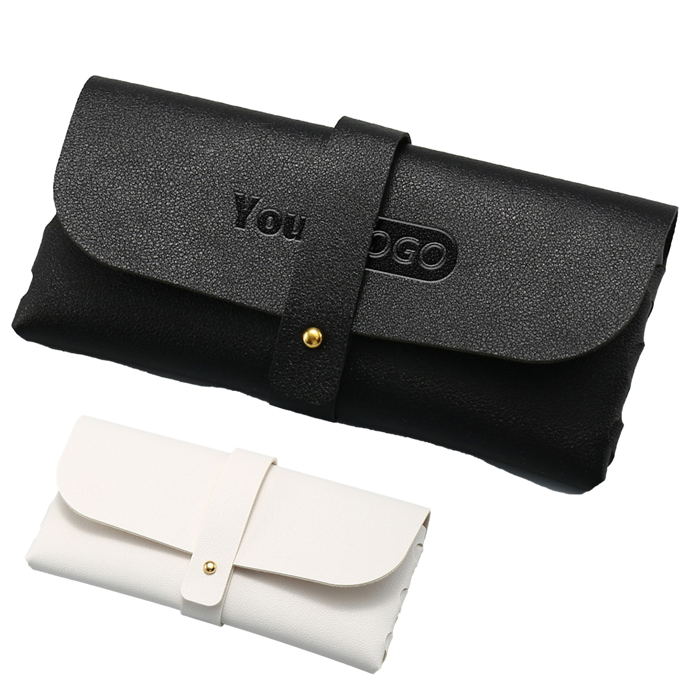 Pu Nail Buckle Glasses Soft Bag 6