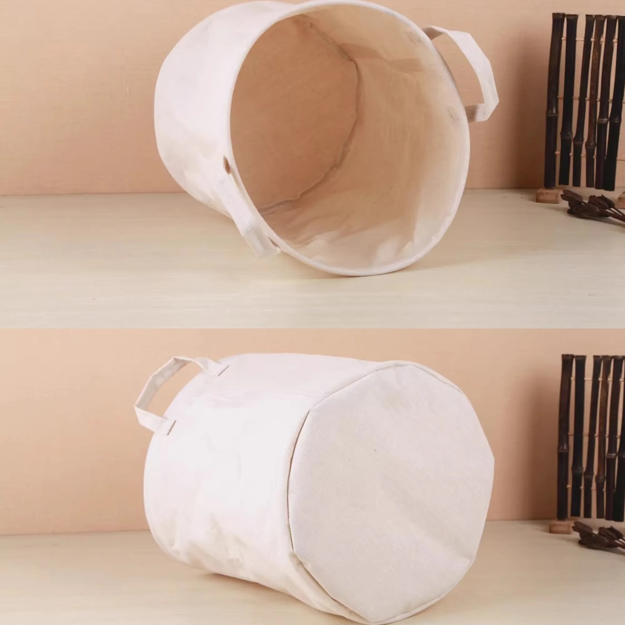 Large Foldable Laundry Basket Clothes Storage Bucket 2