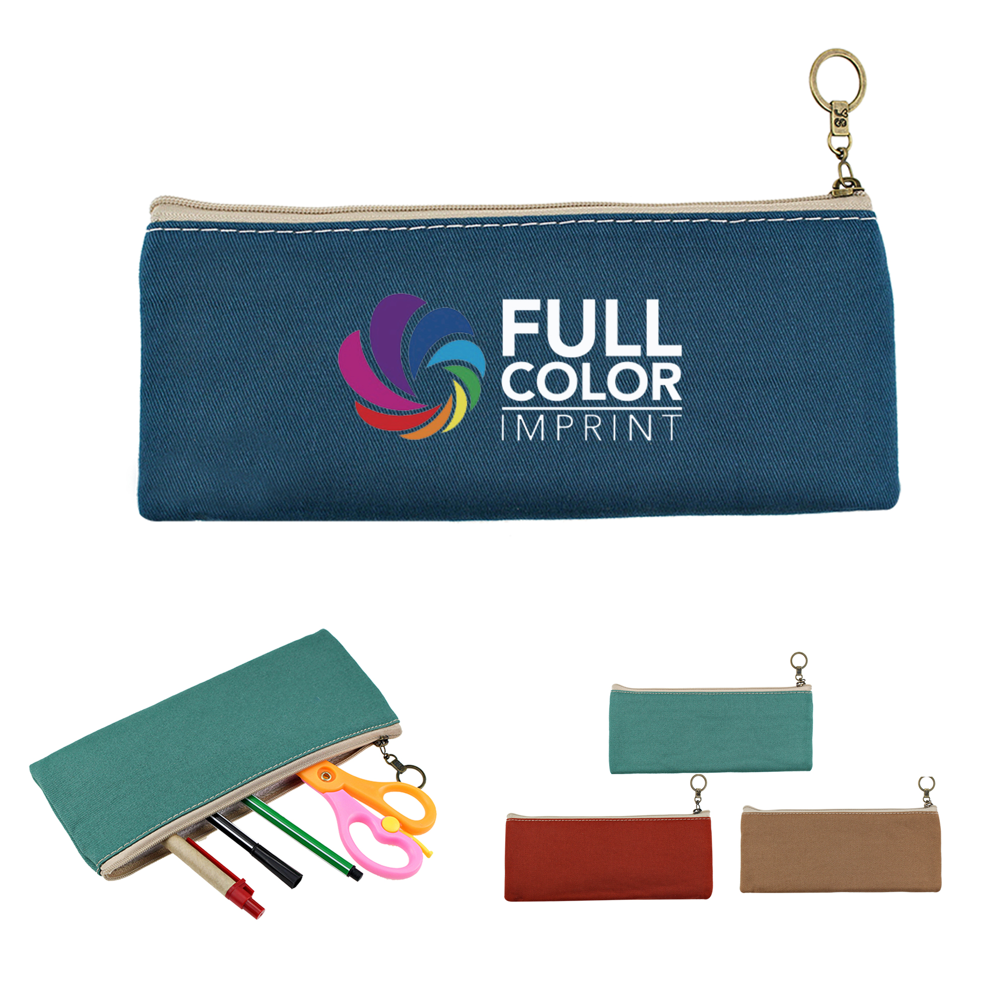 MOQ:10pcs Solid Color Pen Pouch 2