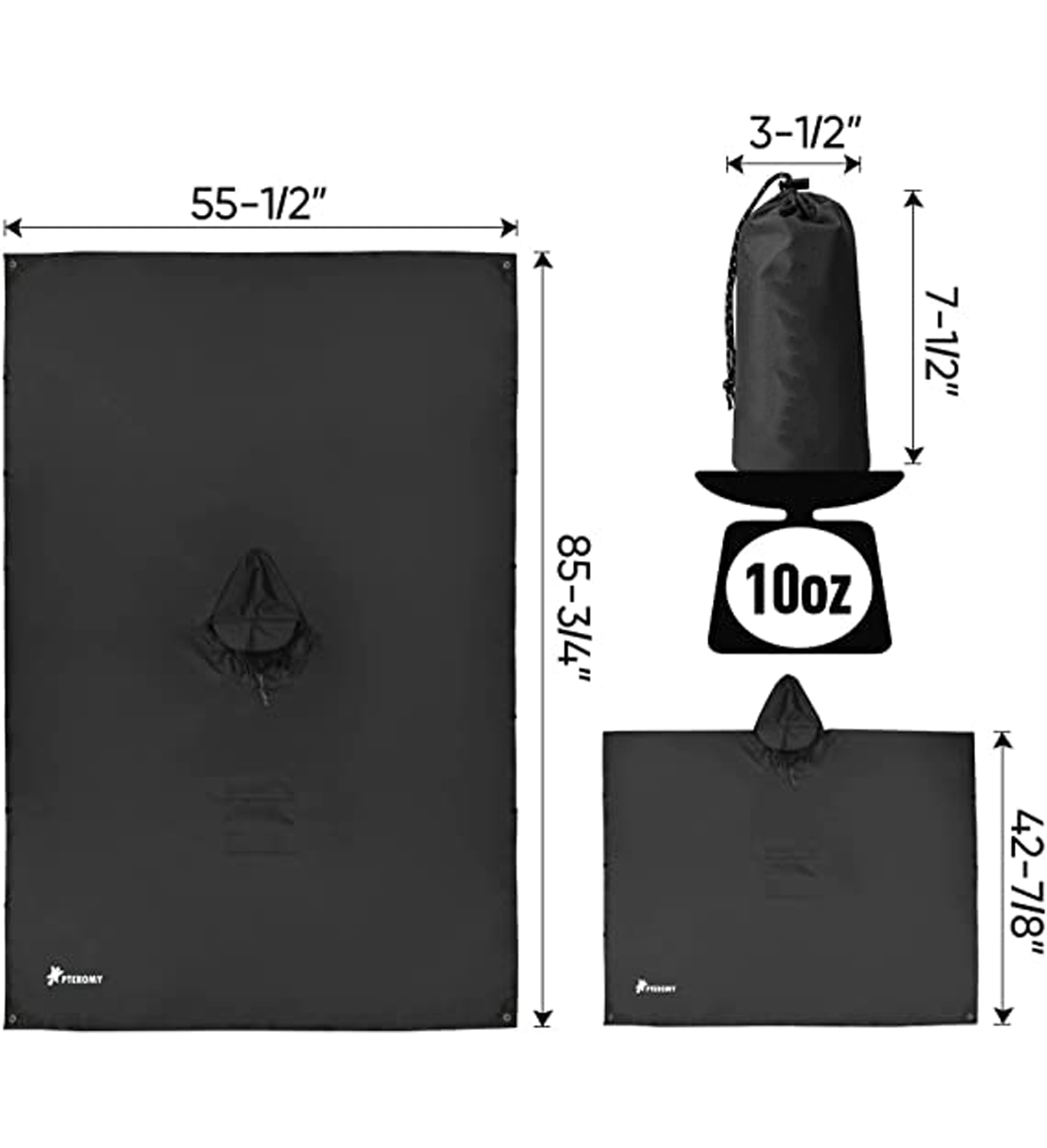 Lightweight Rain Poncho 2