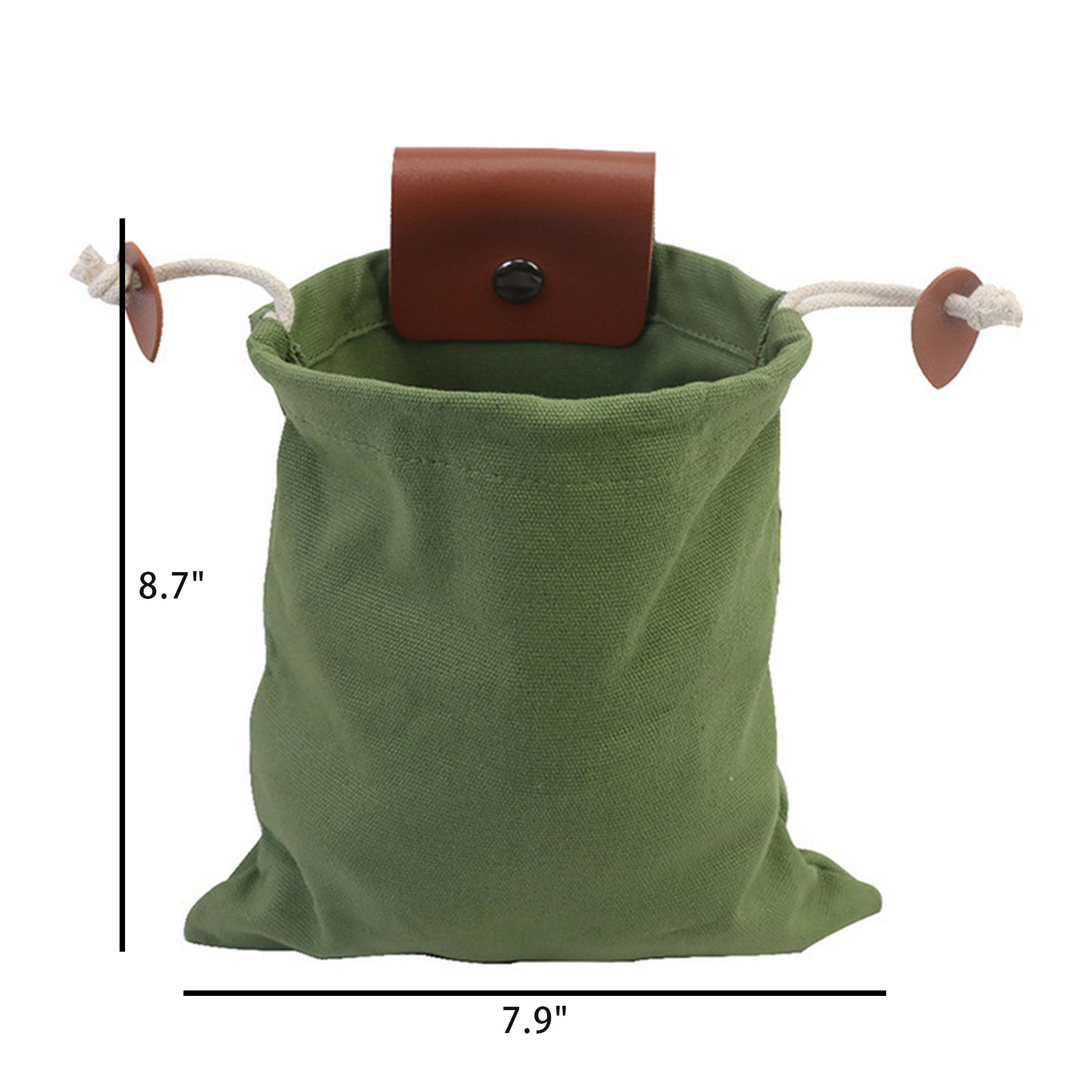 Full Color Foldable Garden Canvas Fruit Picking Bag 2