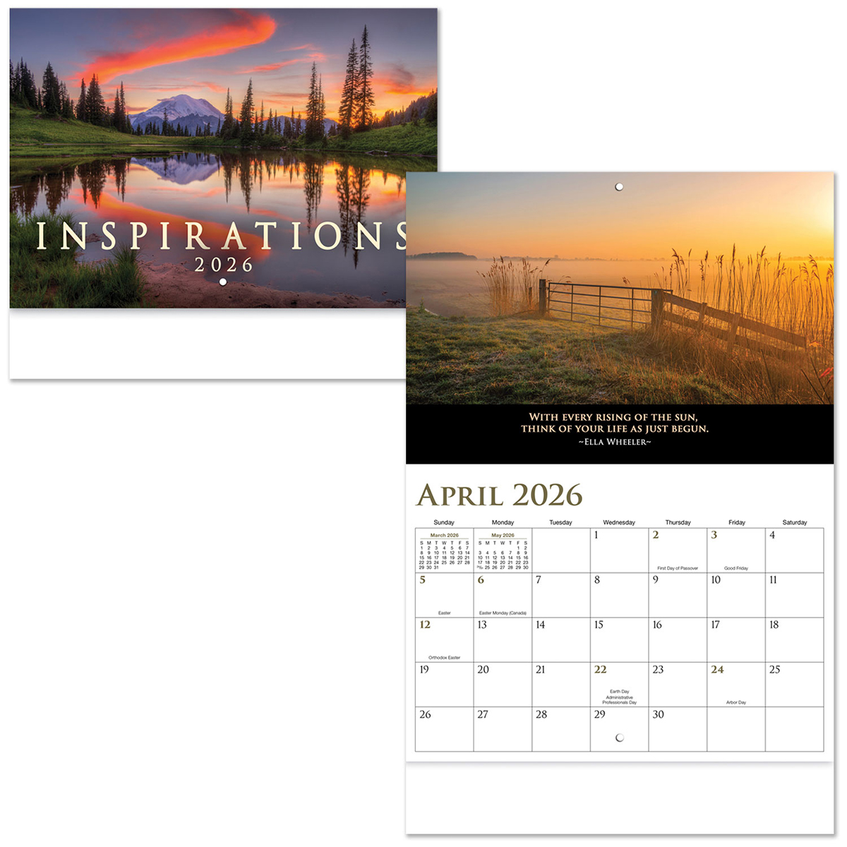 Inspirations Stapled Wall Calendar 3