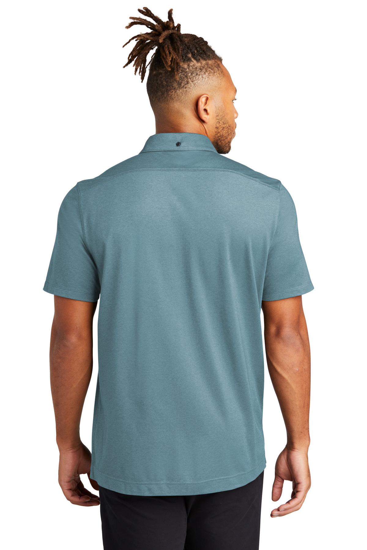 Mercer+Mettle Stretch Pique Full-Button Polo MM1006 45