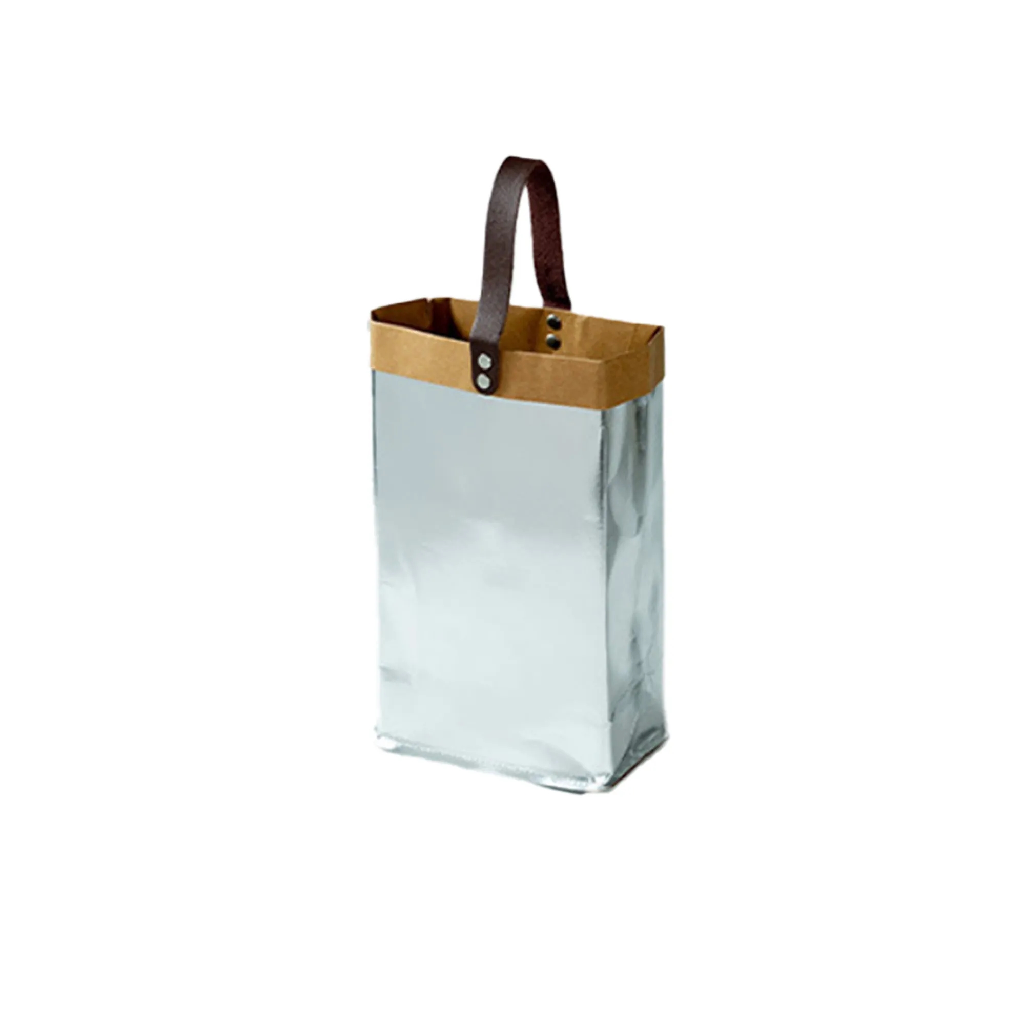 High End Washed Kraft Paper Red Wine Bag 4
