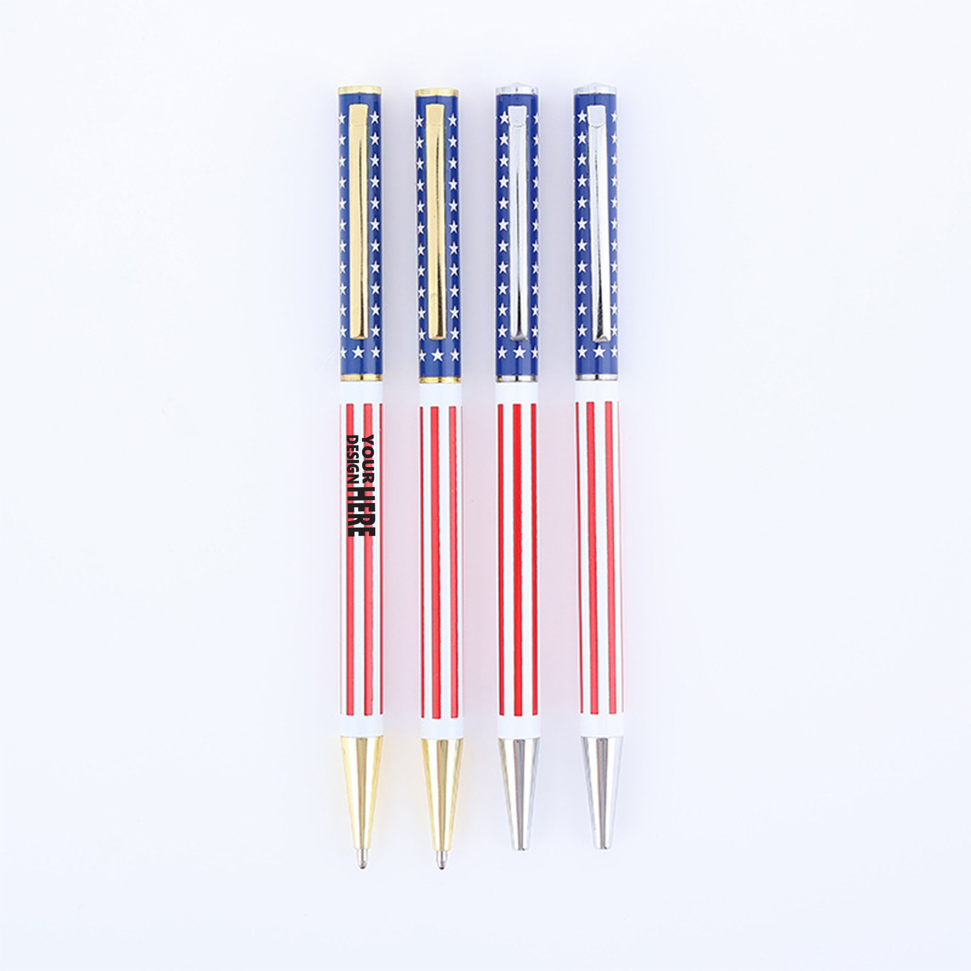 Patriotic Spinning Flag Ballpoint Pen 1