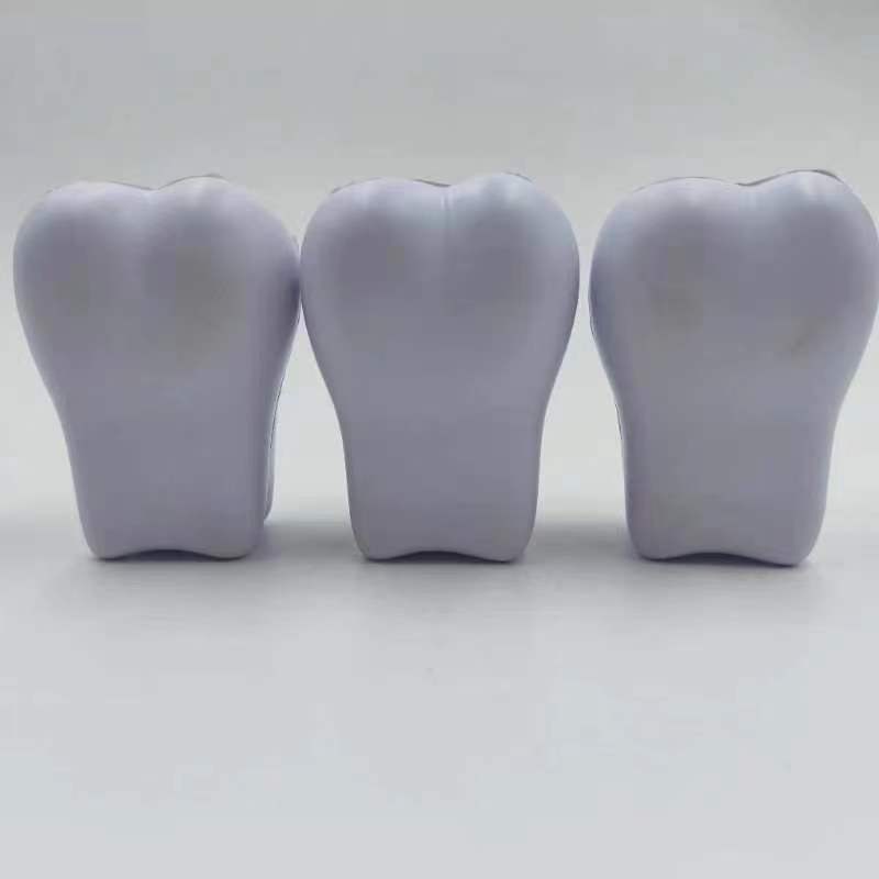 PU Foam Tooth Shaped Soft Stress Ball 3