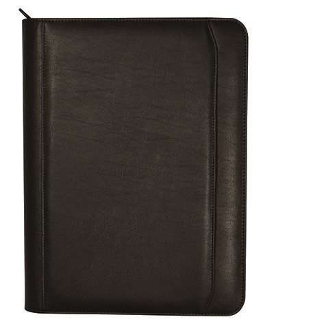 Deluxe Padfolio with 1" 3 Ring Binder/ Calculator & Zipper Closure 2