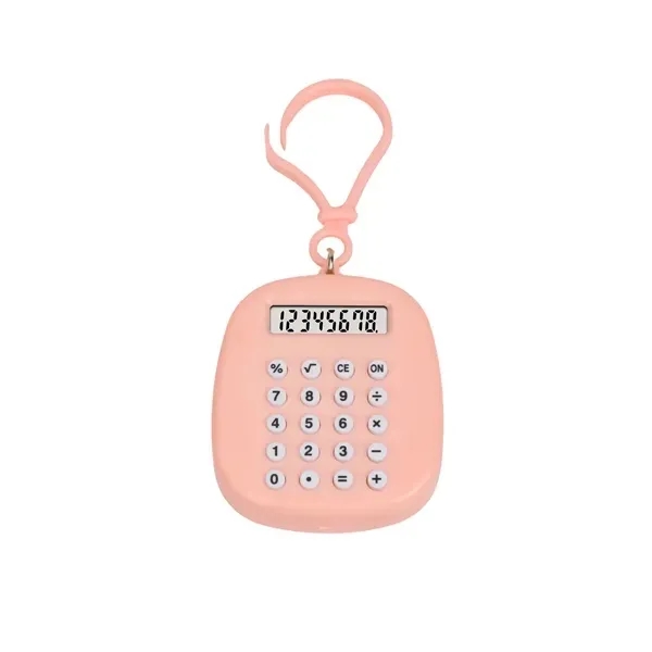 Mini Calculator Keychain with Maze Puzzle Key Ring 2