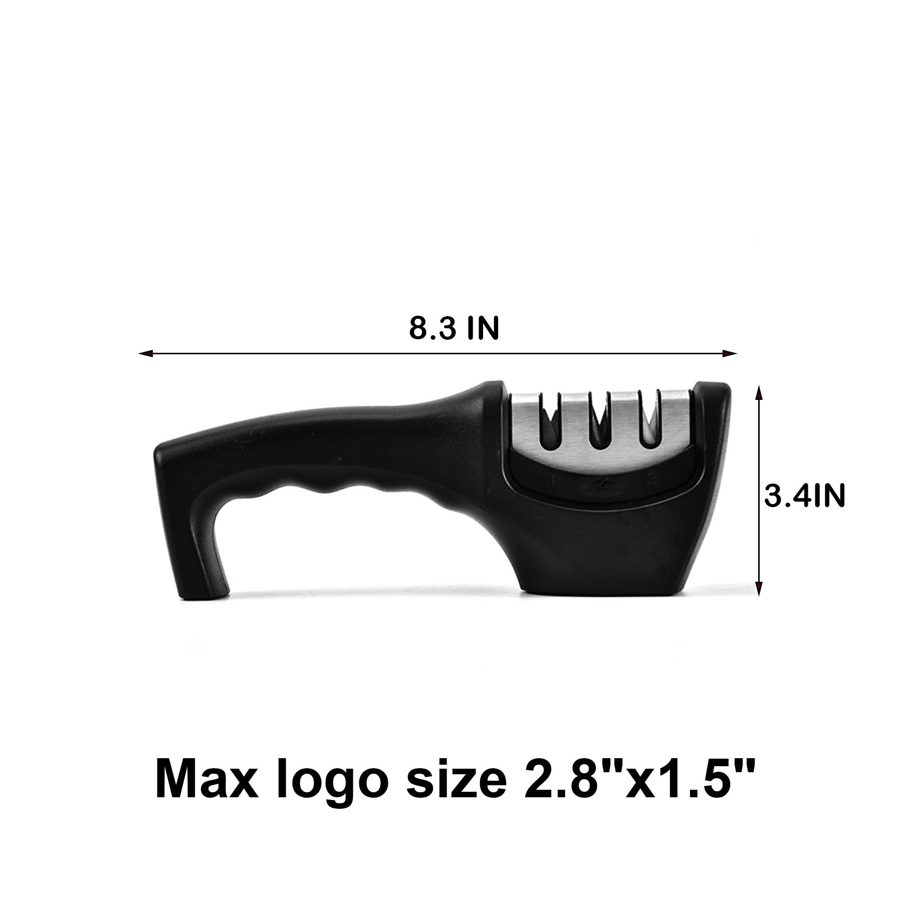 3-Stage Knife Sharpener W/ Cut Resistant Glove 2