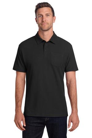 Port Authority C-FREE Cotton Blend Pique Pocket Polo K868 70