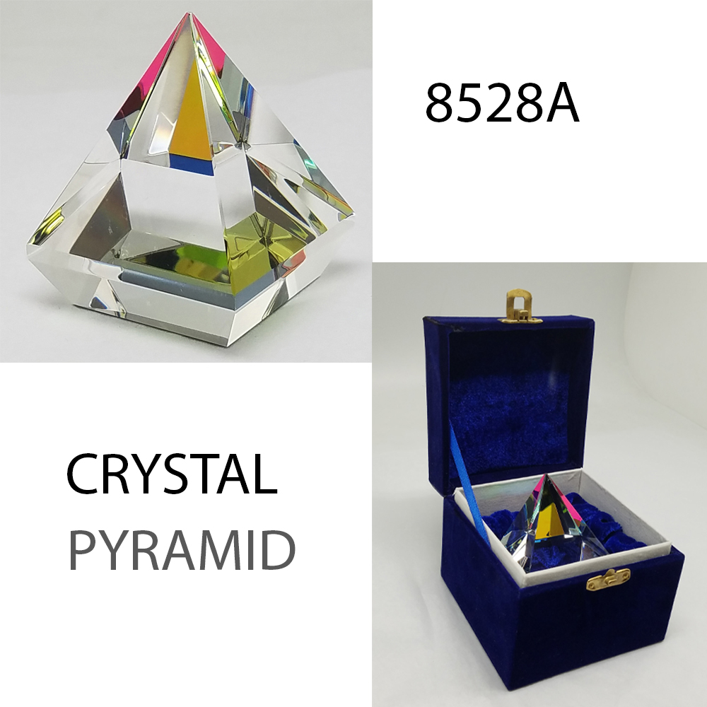 NEW RAINBOW MOUNTED PYRAMID - LARGE 1