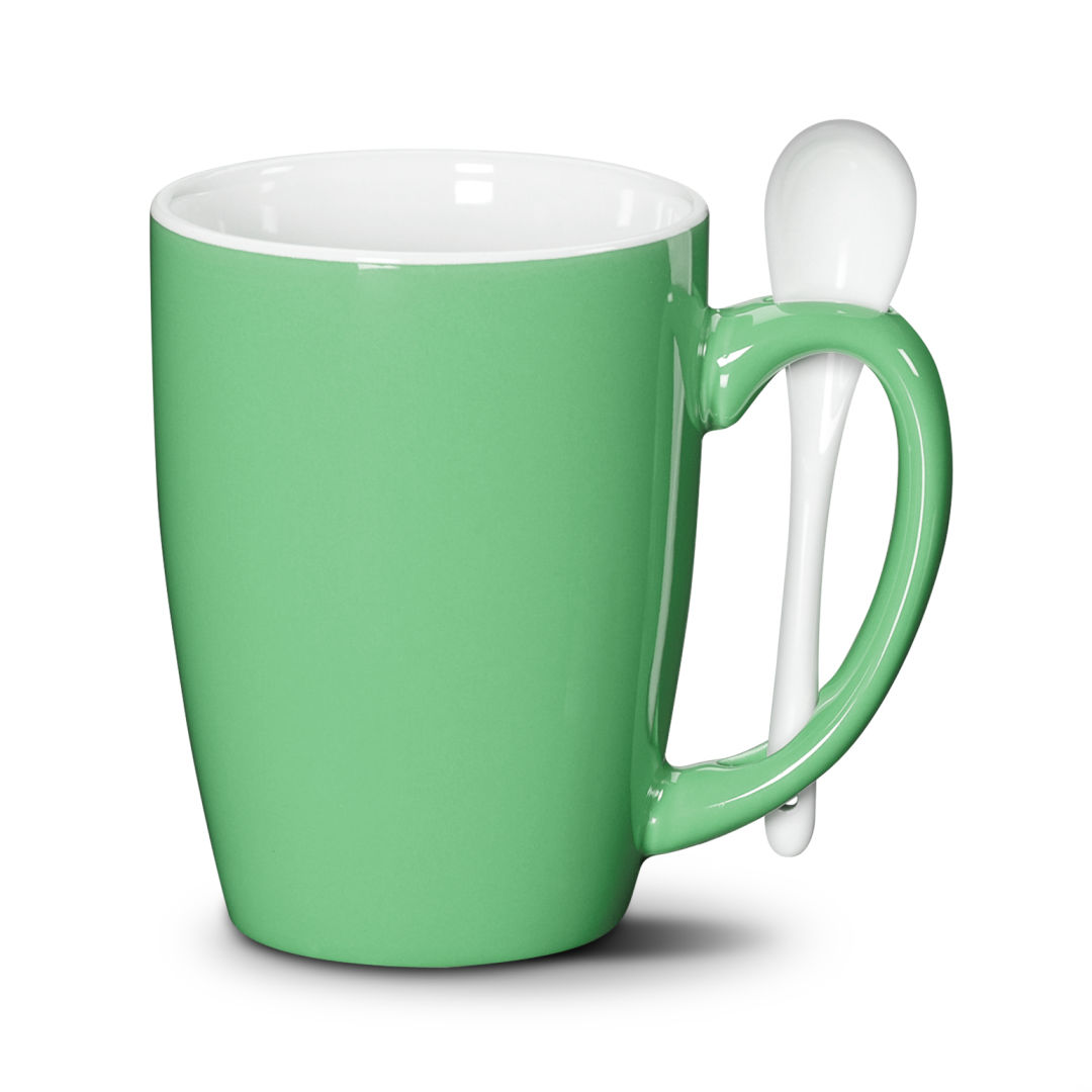 Winfield Mug & Spoon 15oz - Imprinted 8
